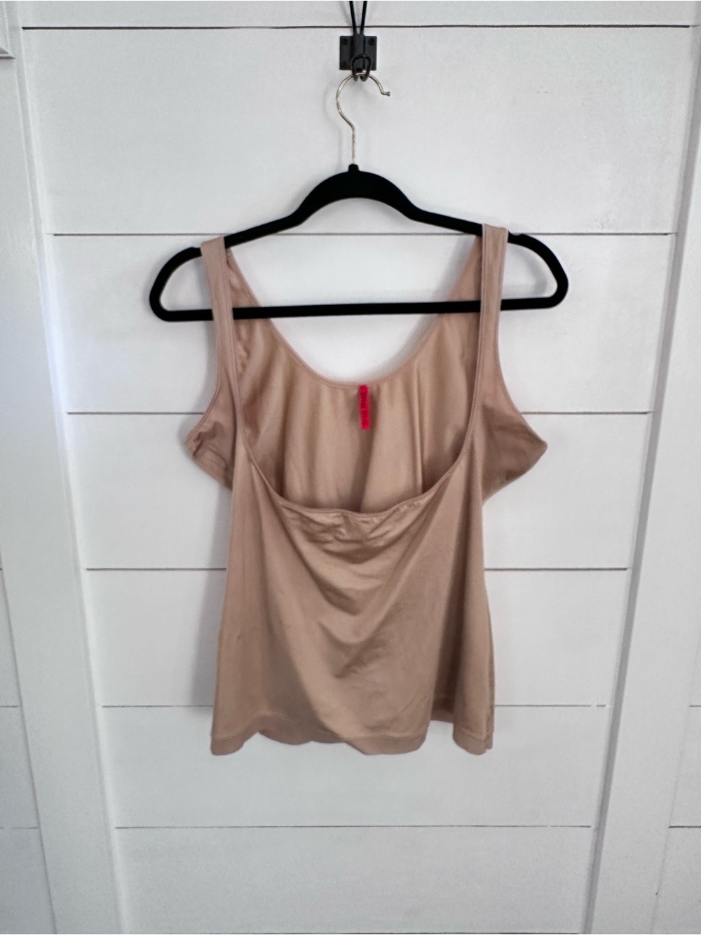 Spanx 2X tan below bust stetch slimming contouring plus size shaper tank